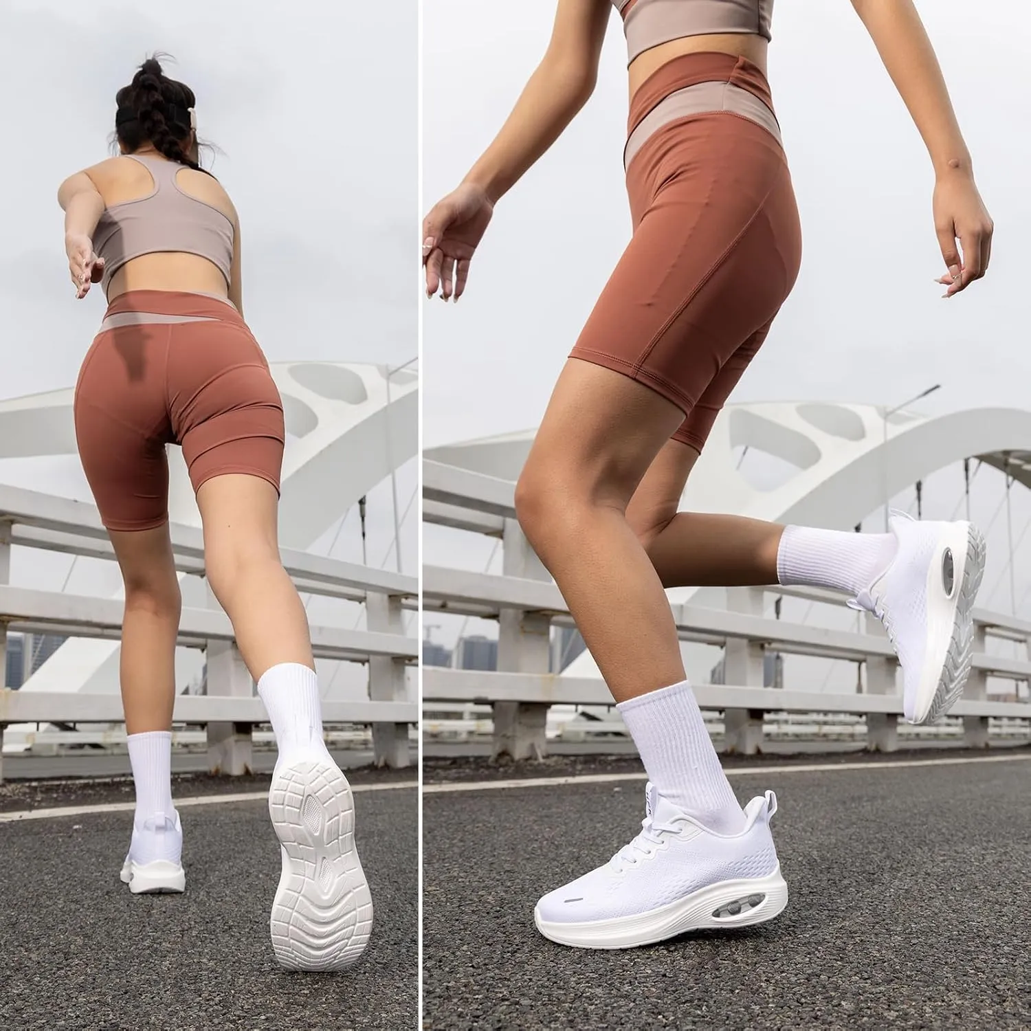 Wide Toe Box Shoes Women Air Cushion Running Shoes Extra Wide Width Sneakers Ultra Light Tennis Arch Support Walking Diabetic Plantar Fasciitis Athletic