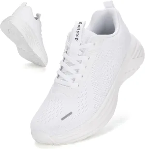 Wide Toe Box Shoes Women Sneakers Extra Wide Width Arch Support Non-Slip Tennis Athletic Ultralight Running Shoes for Women Walking Diabetic Plantar Fasciitis Footwear 6-12