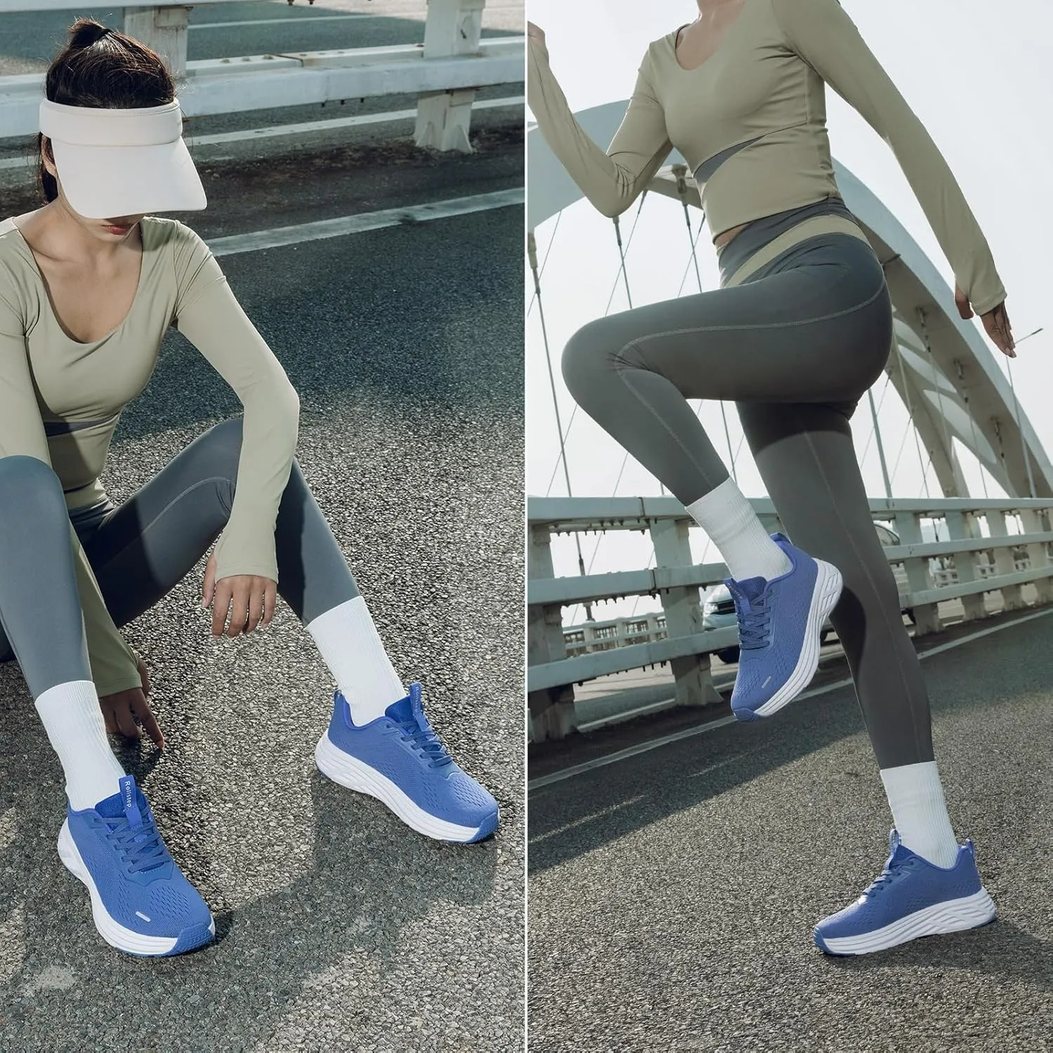 Wide Toe Box Shoes Women Sneakers Extra Wide Width Arch Support Non-Slip Tennis Athletic Ultralight Running Shoes for Women Walking Diabetic Plantar Fasciitis Footwear 6-12