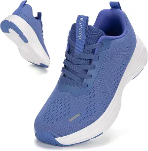 Wide Toe Box Shoes Women Sneakers Extra Wide Width Arch Support Non-Slip Tennis Athletic Ultralight Running Shoes for Women Walking Diabetic Plantar Fasciitis Footwear 6-12