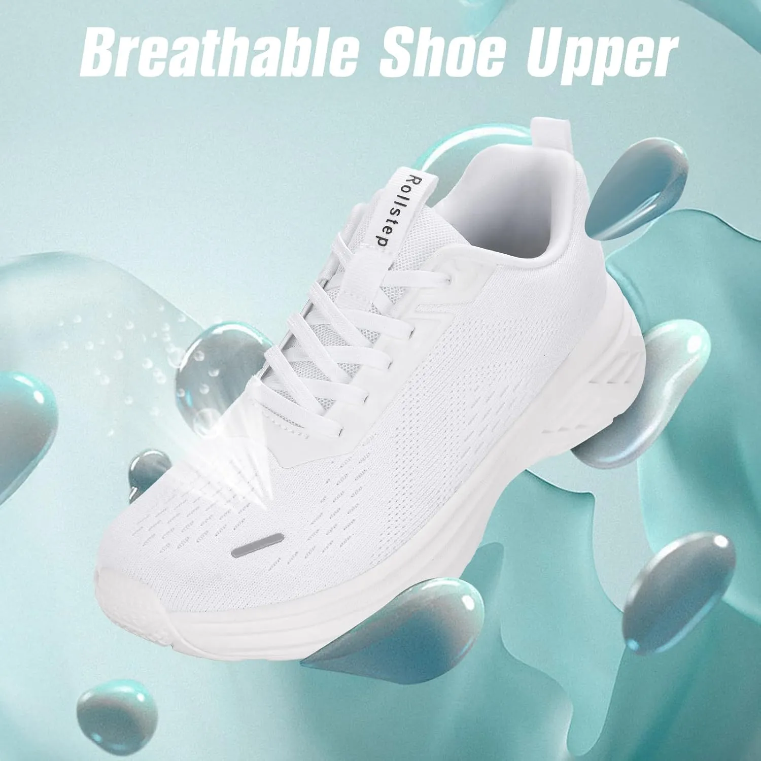Wide Toe Box Shoes Women Sneakers Extra Wide Width Arch Support Non-Slip Tennis Athletic Ultralight Running Shoes for Women Walking Diabetic Plantar Fasciitis Footwear 6-12