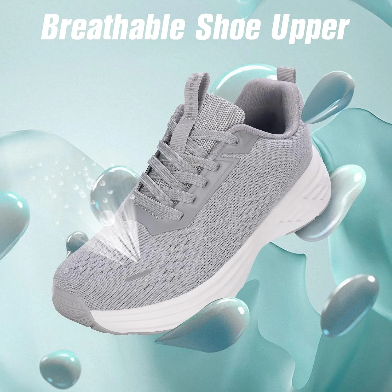 Wide Toe Box Shoes Women Sneakers Extra Wide Width Arch Support Non-Slip Tennis Athletic Ultralight Running Shoes for Women Walking Diabetic Plantar Fasciitis Footwear 6-12