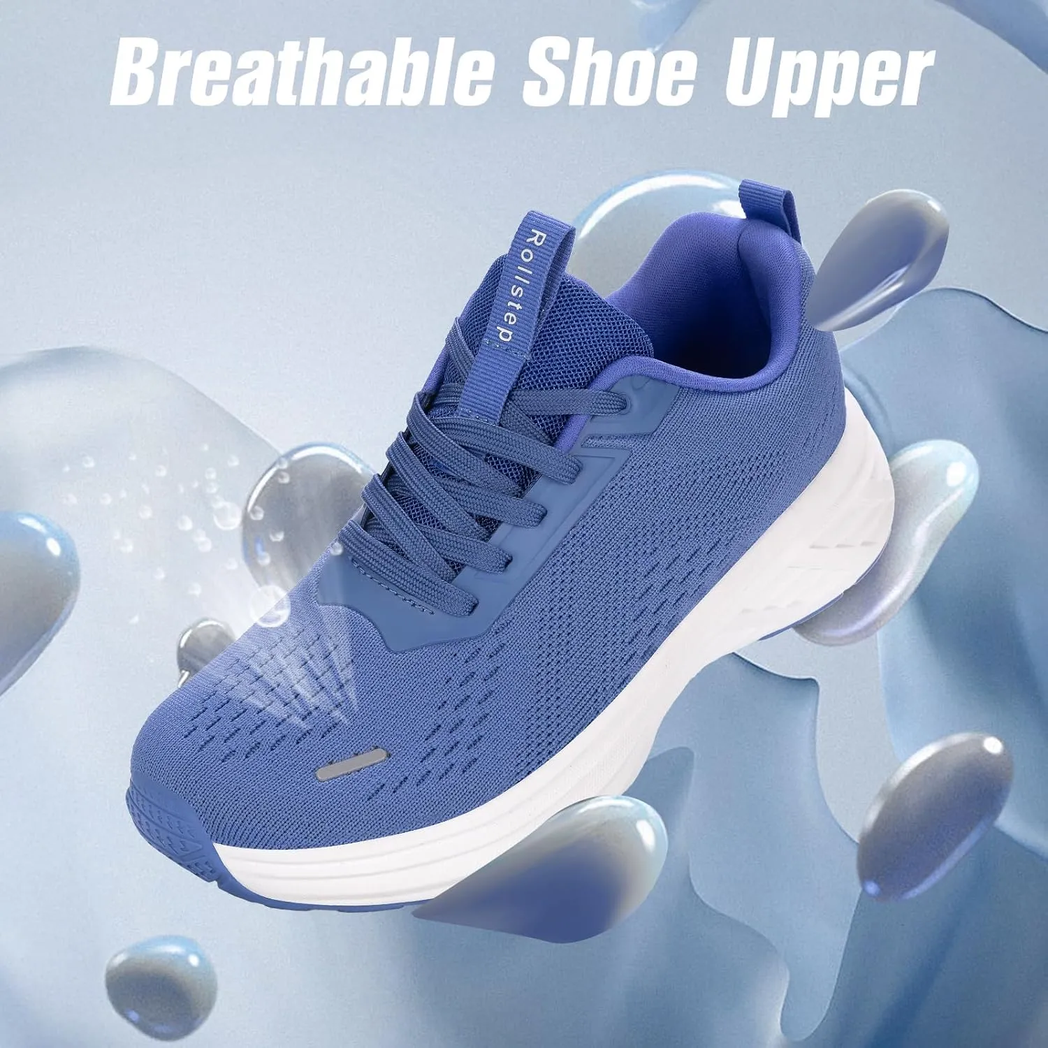 Wide Toe Box Shoes Women Sneakers Extra Wide Width Arch Support Non-Slip Tennis Athletic Ultralight Running Shoes for Women Walking Diabetic Plantar Fasciitis Footwear 6-12