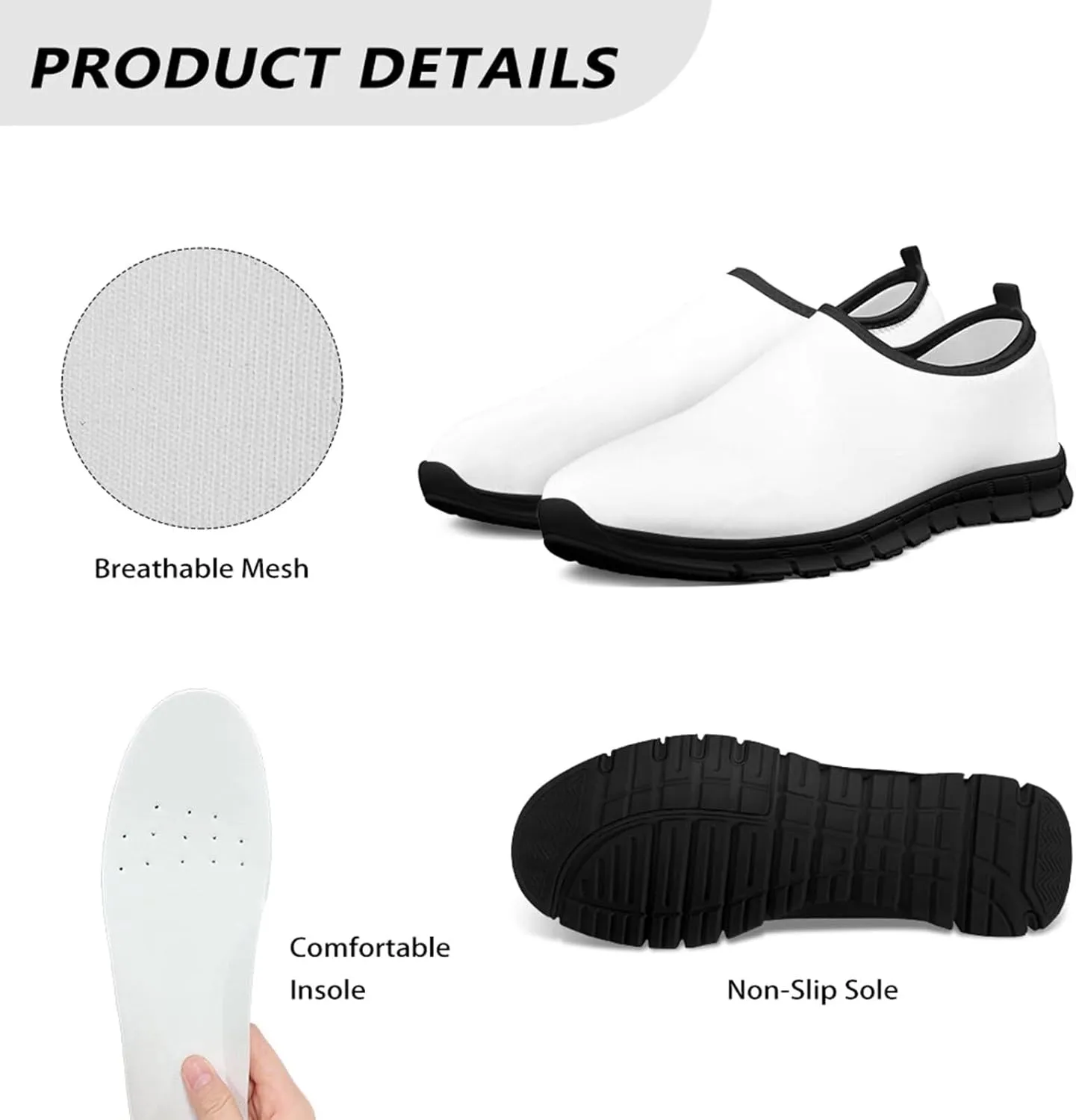 Women Fashion Art Painted Walking Sneaker Lightweight Travel Shoes