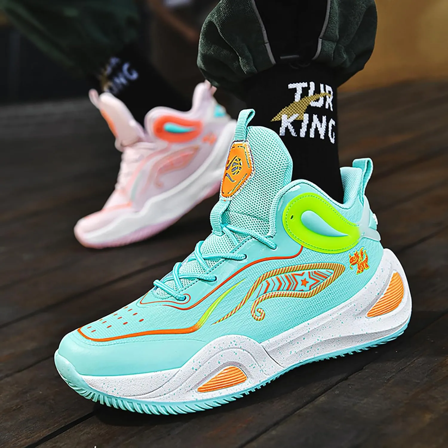 Women Men Basketball Shoes Breathable Men Non Slip Outdoor Fashion Unisex Sneakers