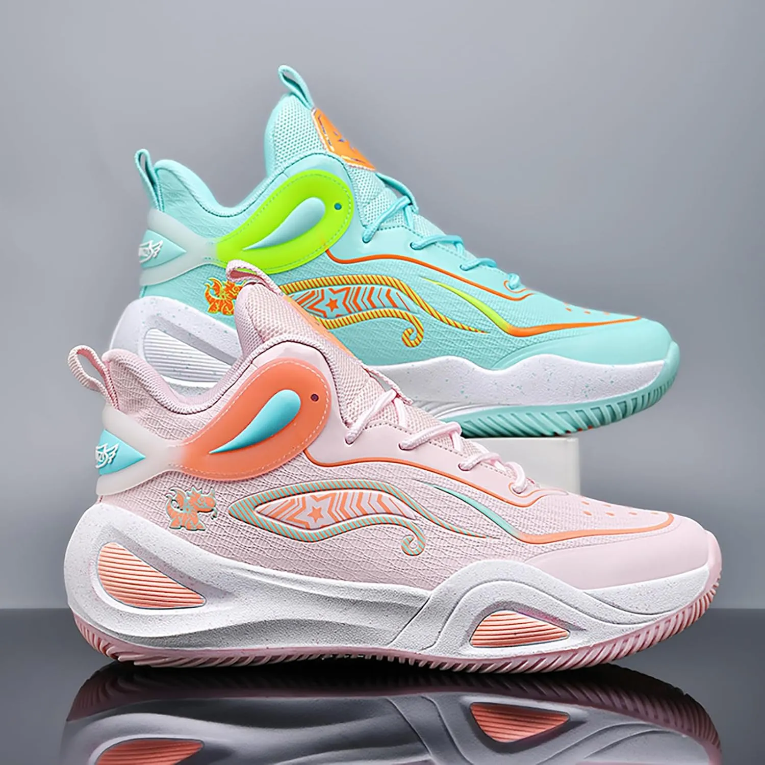 Women Men Basketball Shoes Breathable Men Non Slip Outdoor Fashion Unisex Sneakers