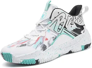 Women Men Basketball Shoes Fashion Running Sneakers Colorful Painting High Rebound Non-Slip Sport Shoes