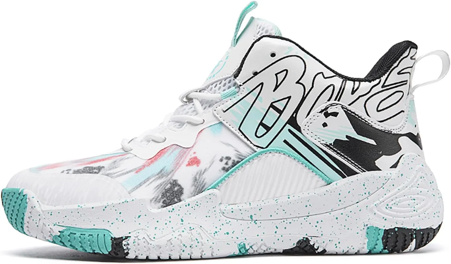 Women Men Basketball Shoes Fashion Running Sneakers Colorful Painting High Rebound Non-Slip Sport Shoes