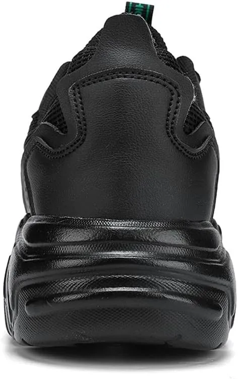 Women's Fashion Thick Sole Mesh Sneakers Road Running Walking Shoes