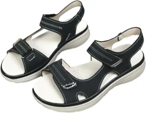 Women's Hiking Sandals with Arch Support Non-Slip Outdoor Walking Water Shoes Open Toe Sport Slides Athletic Beach Sandals