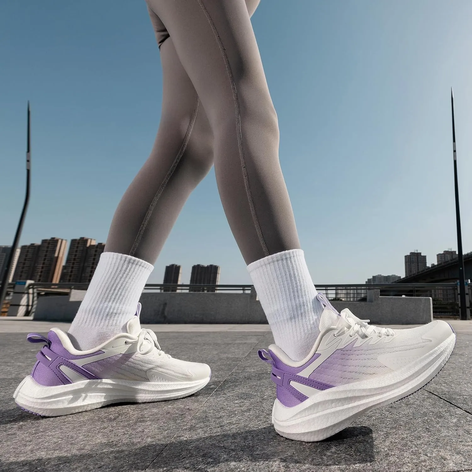 Women's Lightweight Running Shoes - Breathable Athletic Sneakers for Workout, Gym & Daily Walking, Comfortable Cushioned Midsole with Non-Slip Design