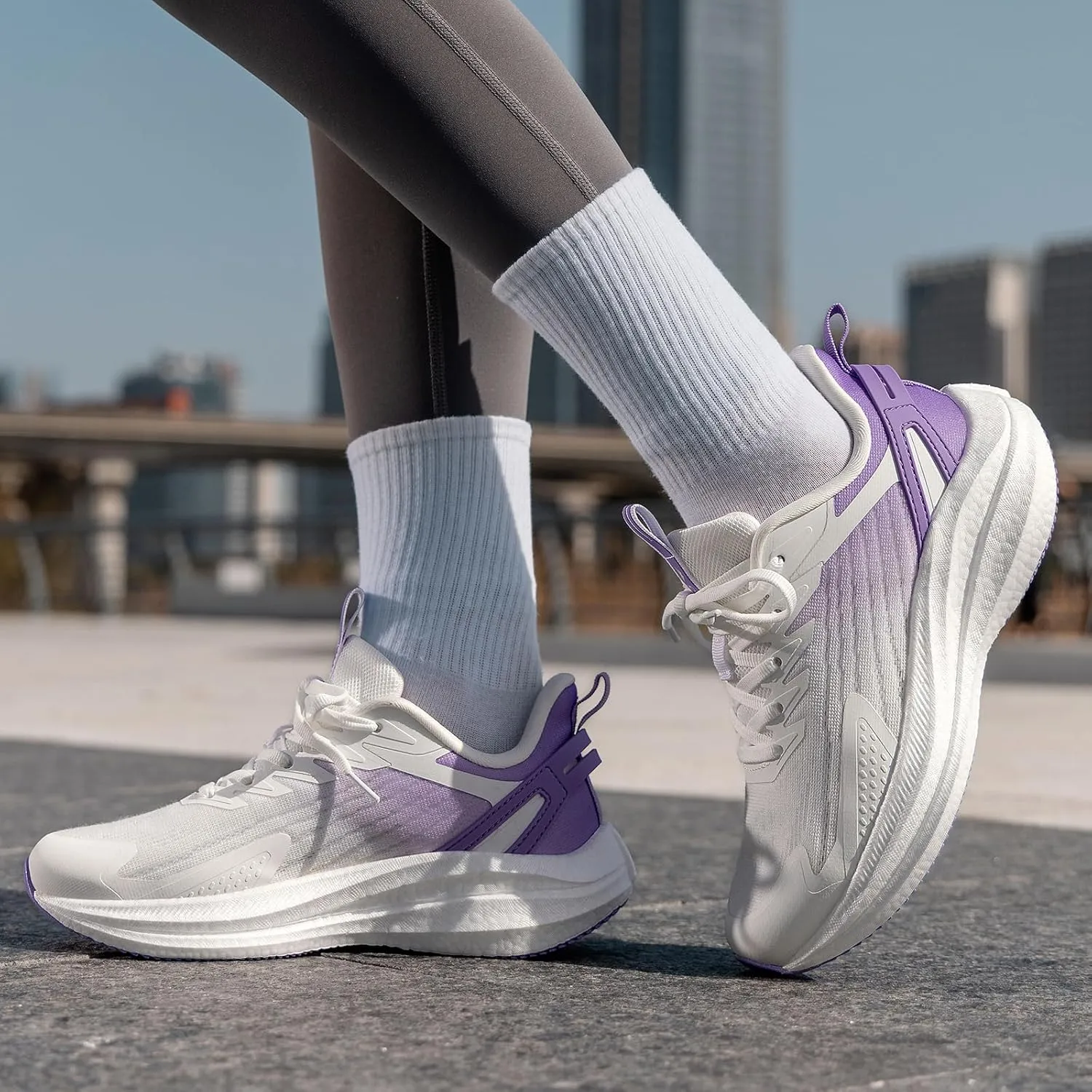 Women's Lightweight Running Shoes - Breathable Athletic Sneakers for Workout, Gym & Daily Walking, Comfortable Cushioned Midsole with Non-Slip Design