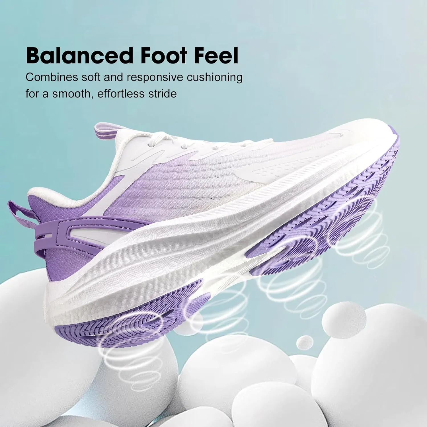 Women's Lightweight Running Shoes - Breathable Athletic Sneakers for Workout, Gym & Daily Walking, Comfortable Cushioned Midsole with Non-Slip Design