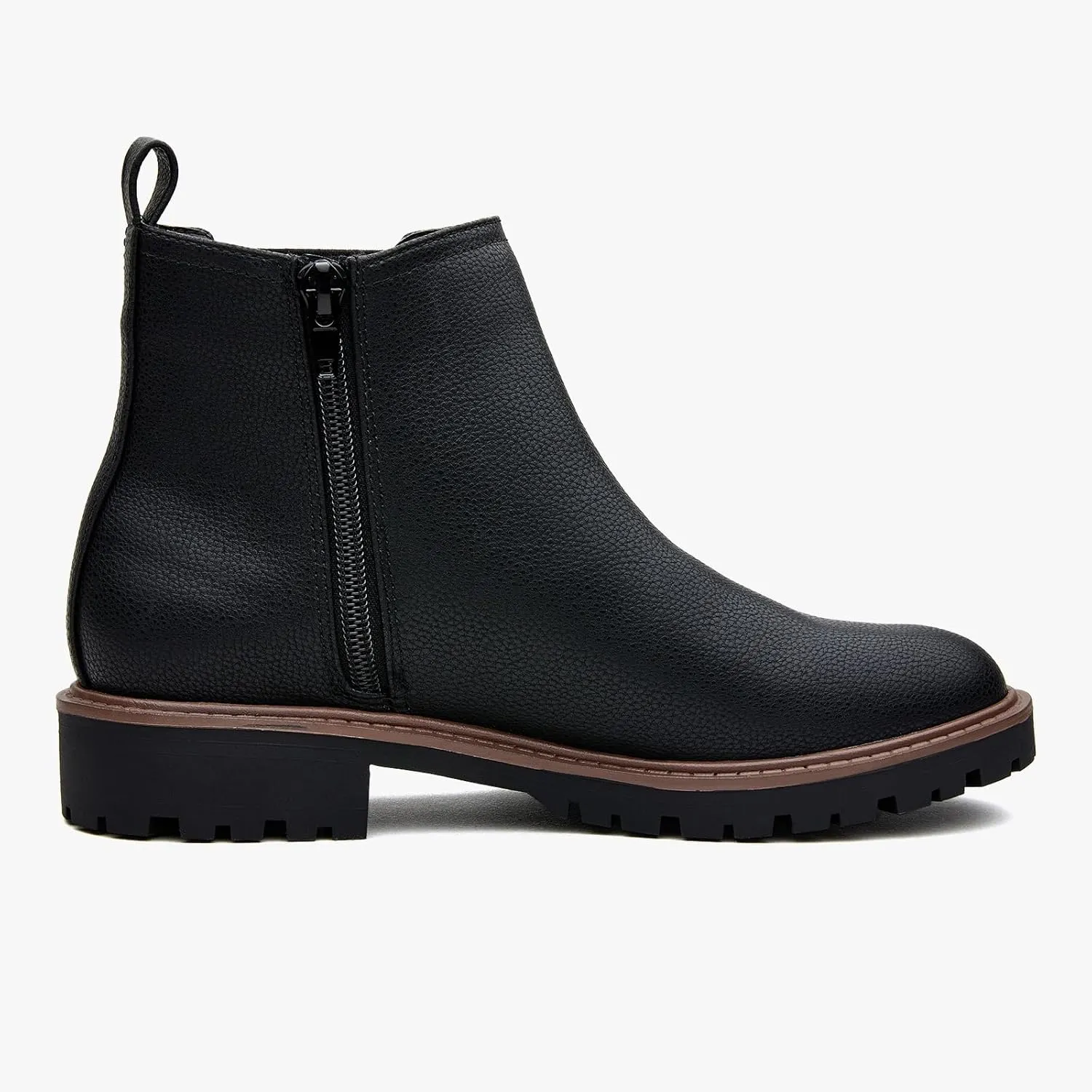 Women's Low Heel Chelsea Ankle Boots Fashion Slip-On Elastic Fall Booties Shoes