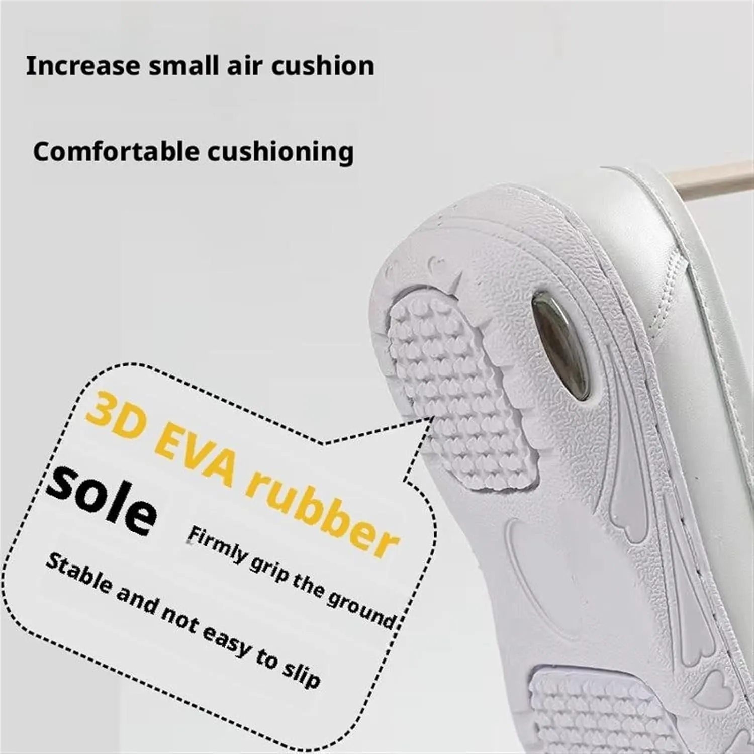Women's Nursing Shoes Slip On Lightweight White Shoes for Work Women Slip Resistant Arch Support Flats for Women Healthcare Womens Shoes for Work