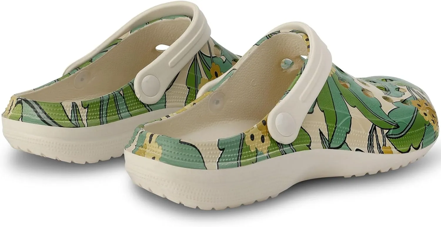 Womens Orla Kiely Casual Summer Beach Poolside Garden Clog Sandals