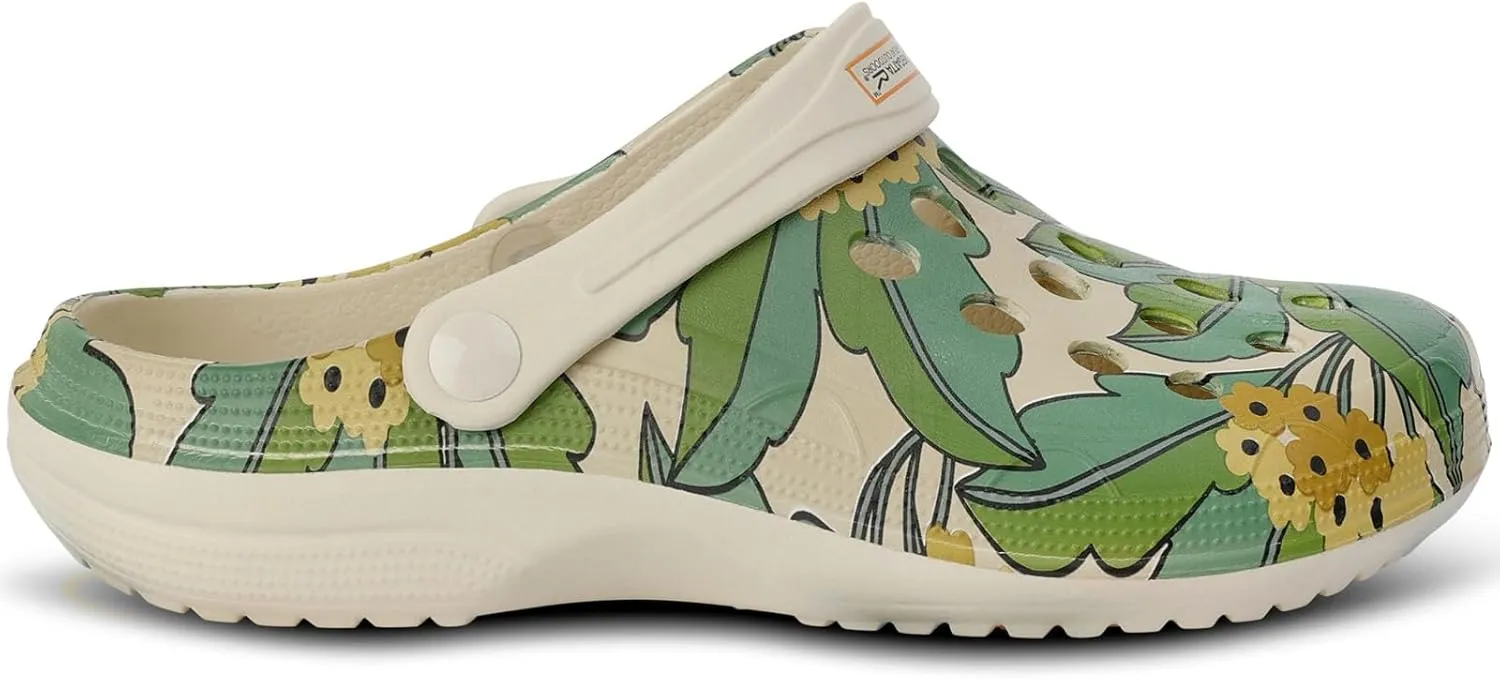 Womens Orla Kiely Casual Summer Beach Poolside Garden Clog Sandals