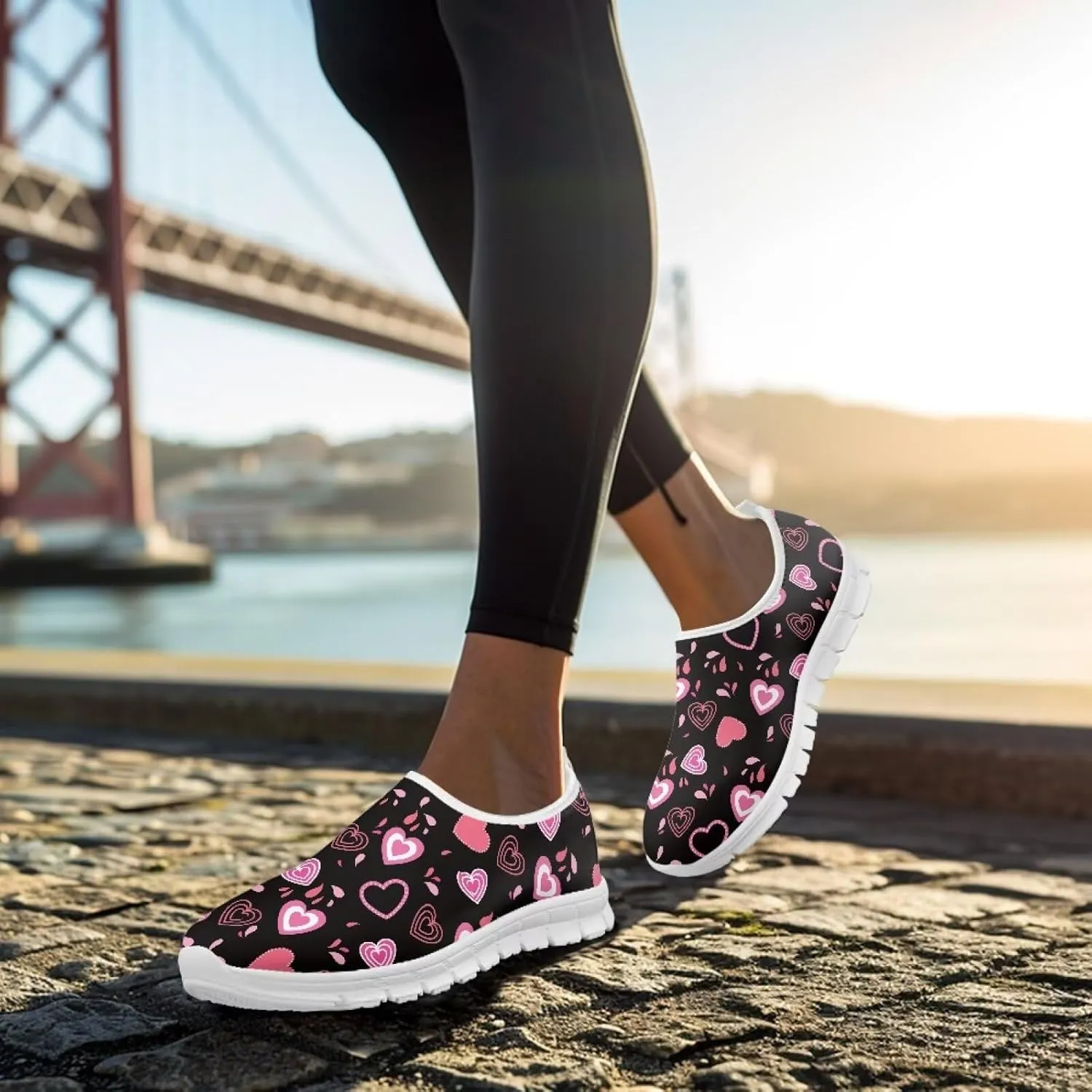 Women's Road Running Shoes Casual Slip in Shoes Travel Shoes for Women