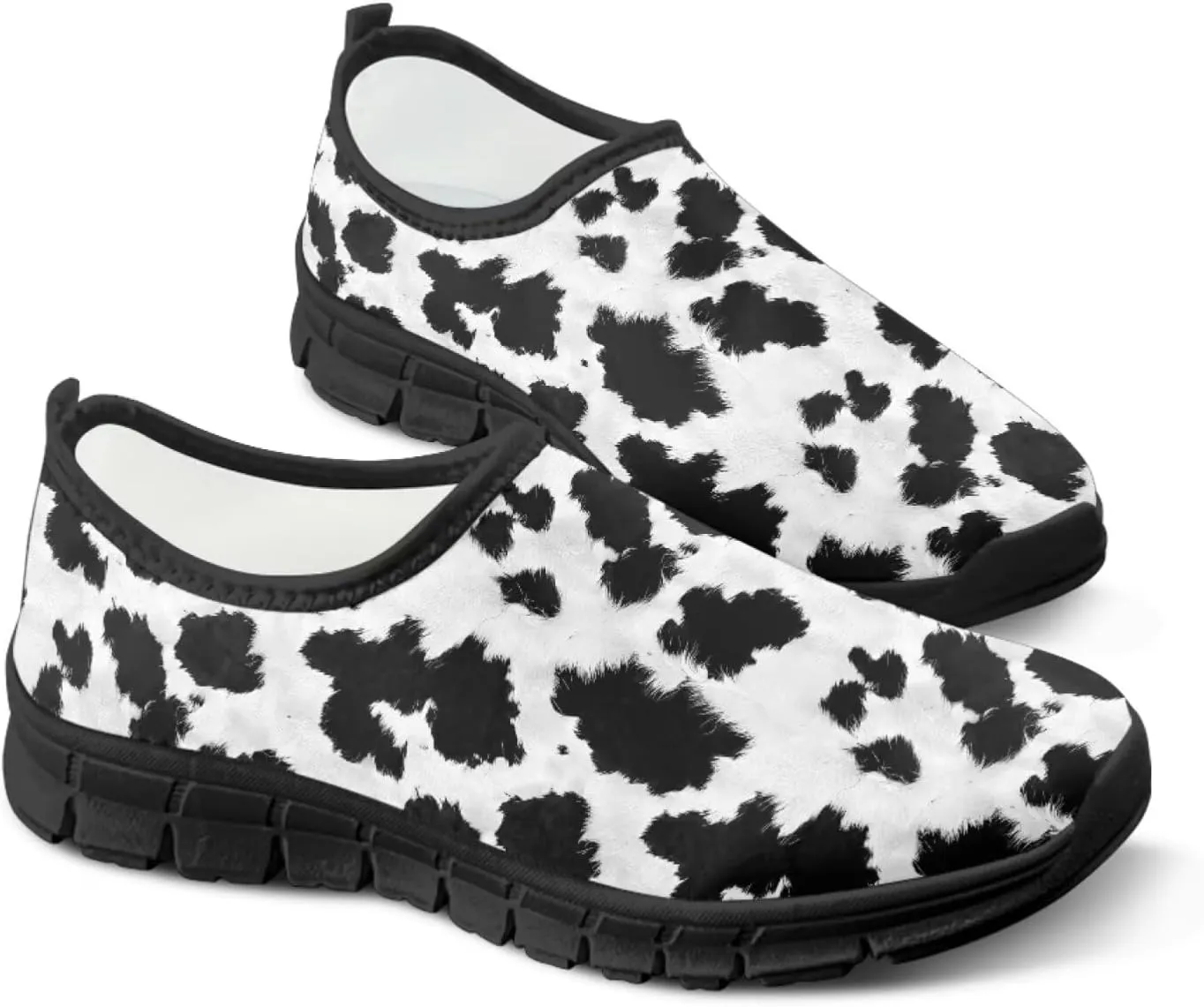 Women's Slip on Sneakers Casual Shoes Loafers Non Slip Breathable Comfortable Walking Sneakers Gifts for Women Girls Black Sole Size 5.5-11.5
