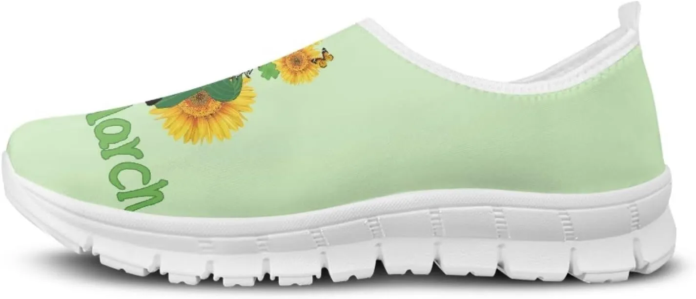 Women's Slip on Sneakers Casual Shoes Loafers Non Slip Breathable Comfortable Walking Sneakers Gifts for Women Girls White Sole Size 5.5-11.5