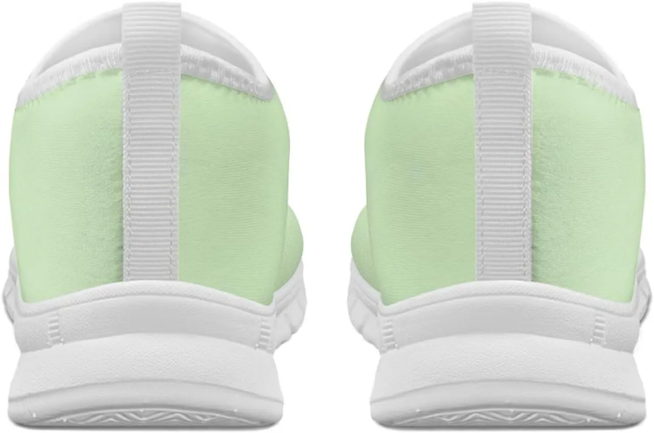 Women's Slip on Sneakers Casual Shoes Loafers Non Slip Breathable Comfortable Walking Sneakers Gifts for Women Girls White Sole Size 5.5-11.5