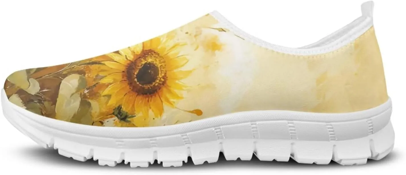 Women's Slip on Sneakers Casual Shoes Loafers Non Slip Breathable Comfortable Walking Sneakers Gifts for Women Girls White Sole Size 5.5-11.5