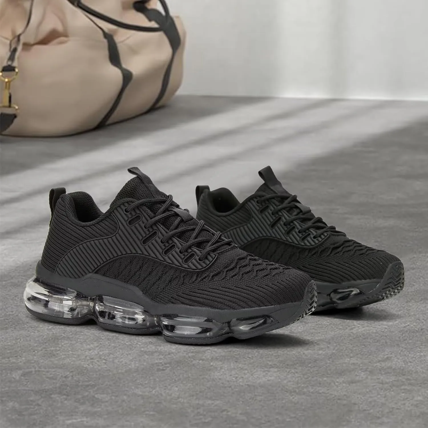 Womens Walking Running Shoes Air Cushion Basketball Sneakers Fashion Tennis Breathable Sport Gym Fitness Cross Trainers Shoes