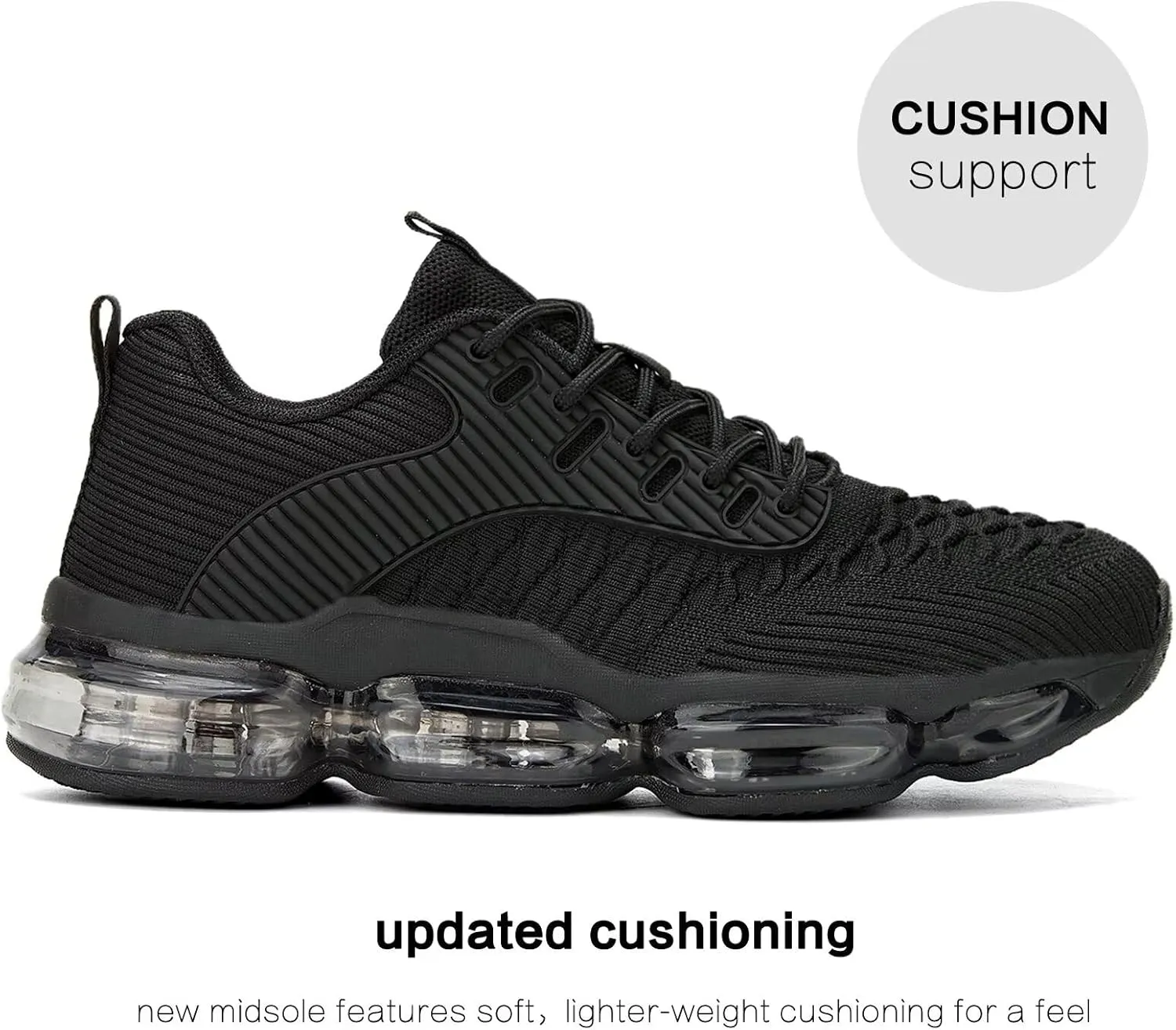 Womens Walking Running Shoes Air Cushion Basketball Sneakers Fashion Tennis Breathable Sport Gym Fitness Cross Trainers Shoes