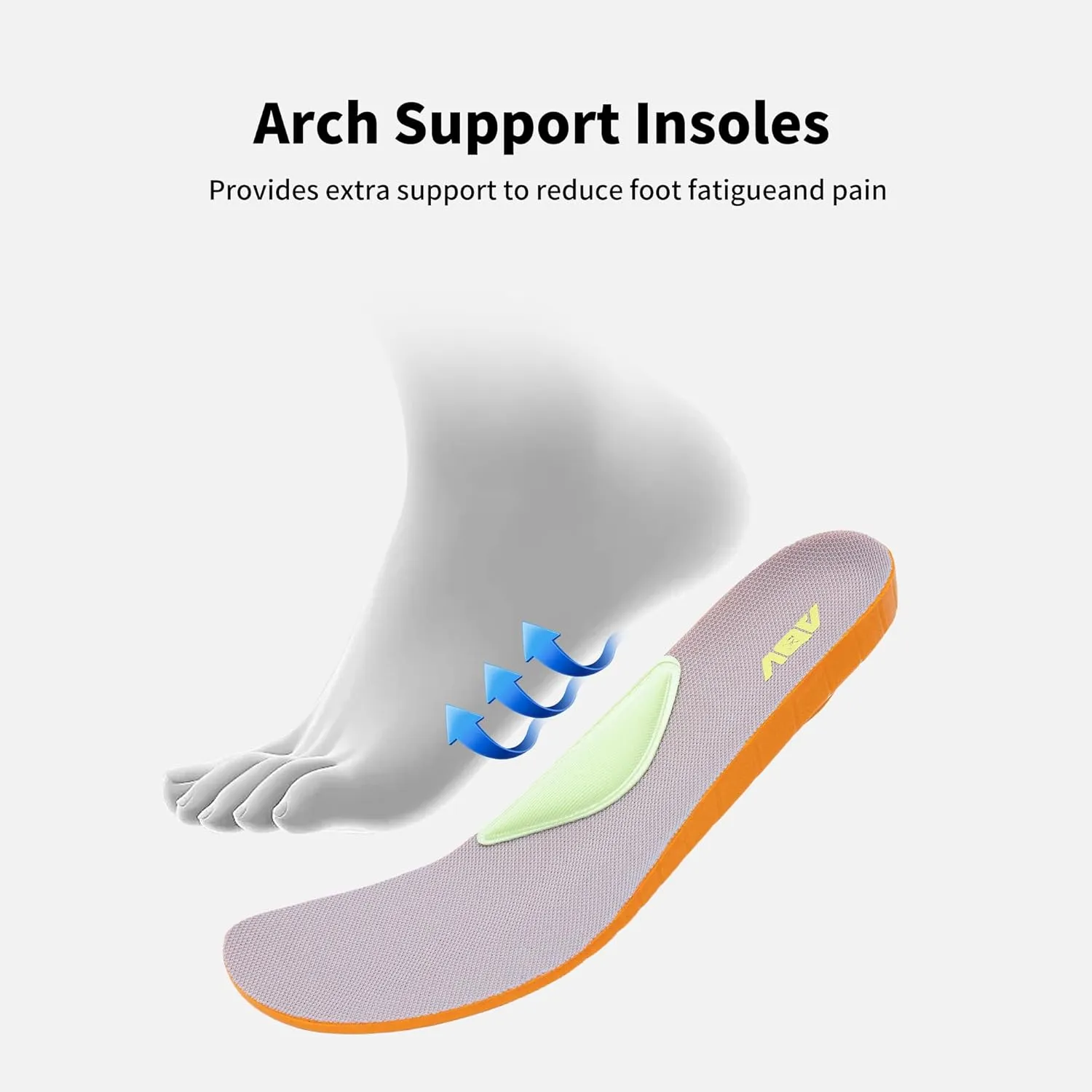 Womens Walking Shoes Arch Support Plantar Fasciitis Sneakers Cushion Pain Relief Tennis