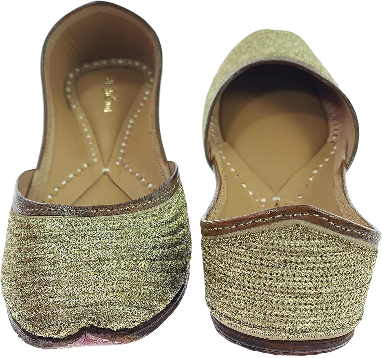 Women's Zangira Genuine Soft Leather Jutis | Bite and Pinch Free Juttis | Punjabi Formal Jutti | Girl's Casual Flat jooti Ladies Mojari | Office Ethnic Bellies Juti |