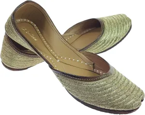 Women's Zangira Genuine Soft Leather Jutis | Bite and Pinch Free Juttis | Punjabi Formal Jutti | Girl's Casual Flat jooti Ladies Mojari | Office Ethnic Bellies Juti |
