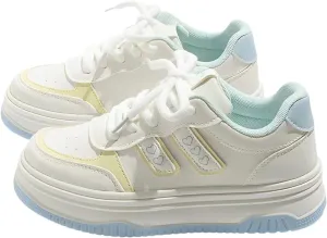 Y2k Chunky Sneakers for Women & Girls Cute Walking Shoes with Thick Sole for Travel & Gift Giving
