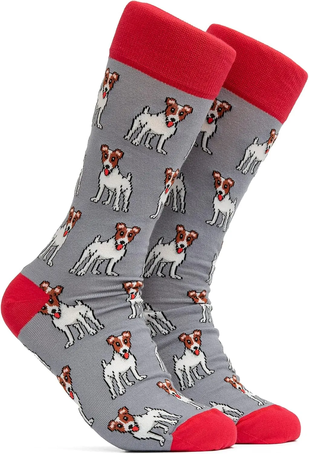 ZICCI Man Mid Calf Crew Socks Crazy Fun Cute Animals Design Casual Fancy Cotton Size 9 13 Fun Colorful Art men