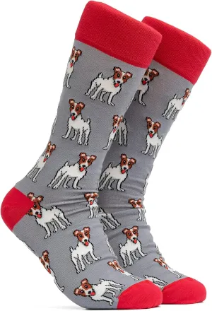 ZICCI Man Mid Calf Crew Socks Crazy Fun Cute Animals Design Casual Fancy Cotton Size 9 13 Fun Colorful Art men