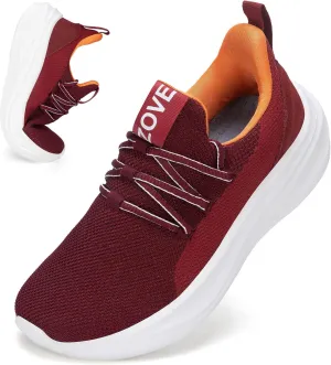 ZOVE Wide Toe Box Shoes Women Tennis Sneakers Arch Support Extra Wide Width Running Shoes for Women Walking Athletic