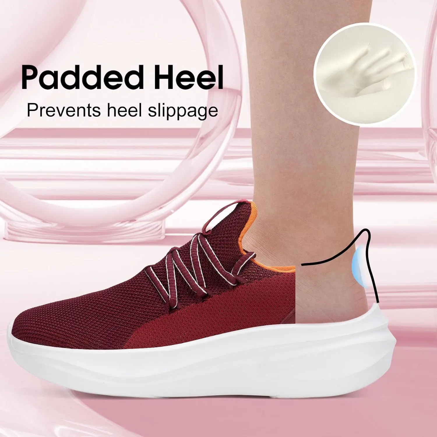 ZOVE Wide Toe Box Shoes Women Tennis Sneakers Arch Support Extra Wide Width Running Shoes for Women Walking Athletic