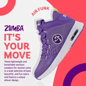 ZUMBA Air Funk Women’s Dance Shoes, Mid-Top Fitness Sneakers
