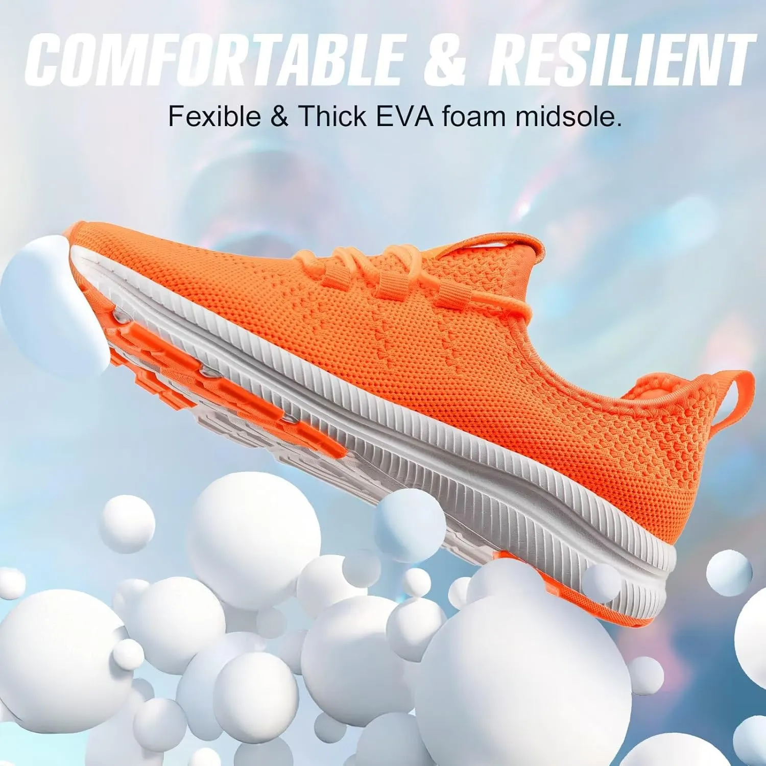 ZYEN Wide Toe Box Shoes Women Non-Slip Ultra Light Running Sneakers Extra Wide Feet Arch Support Walking Shoes Tennis Diabetes Breathable Gym Workouts 6-12