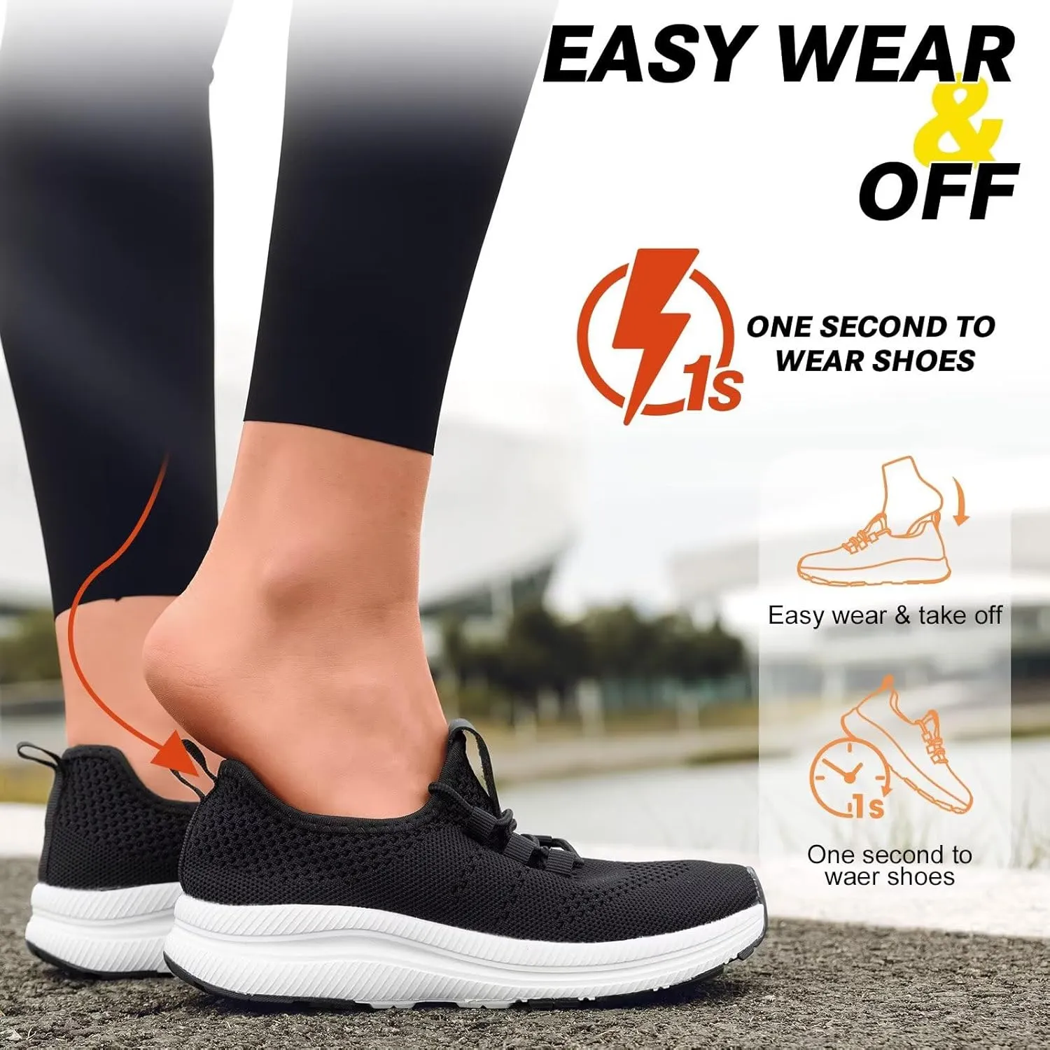 ZYEN Wide Toe Box Shoes Women Non-Slip Ultra Light Running Sneakers Extra Wide Feet Arch Support Walking Shoes Tennis Diabetes Breathable Gym Workouts 6-12